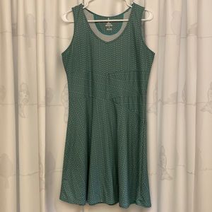Prana Green pattern summer Dress